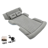 Car Inflatable Mattress Folding Bed Travel Sleeping Airbed High Quality Flocking Material Has Pump Outdoor Camping Accessory 3KG