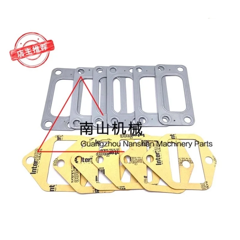 Kobelco SK300/350/450/480-6 6D22/6D24 engine intake pad exhaust pad excavator parts