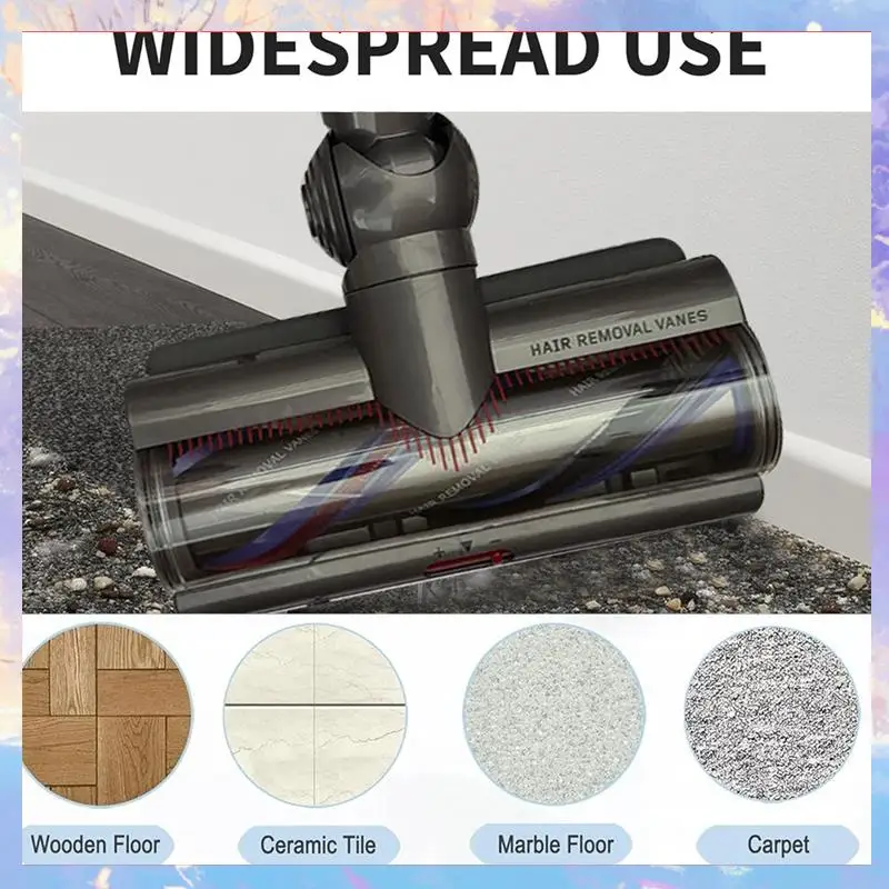 

Quick-Release Direct Drive Brush Head For Dyson V7/V8/V10/V11/V15 Vacuum Attachments For Hardwood Floor-A76Z