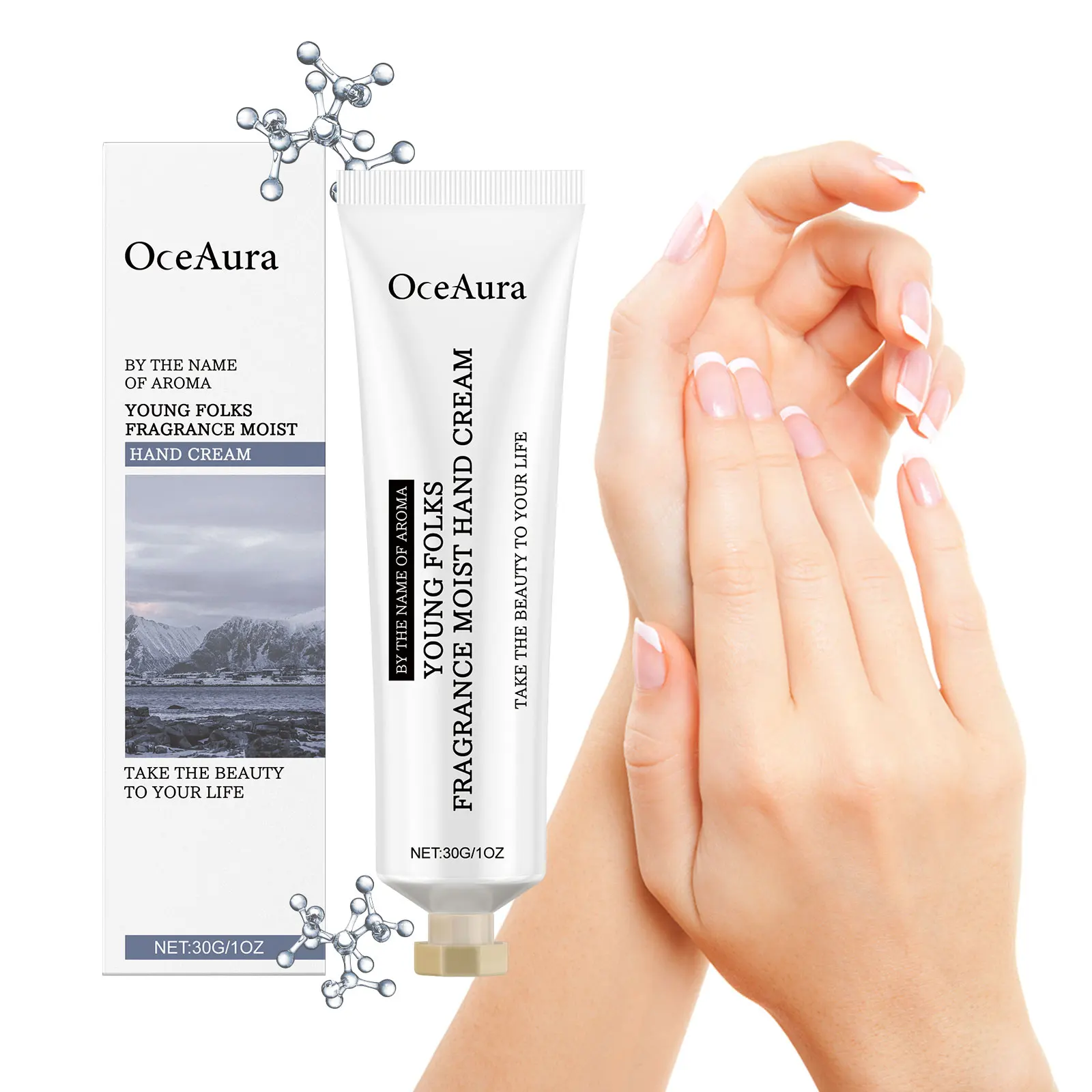 Hyaluronic Acid Fragrance Hand Cream Moisturizing Nourishing Anti Chap Repairing Hands Care Beauty Skincare Hand Creams