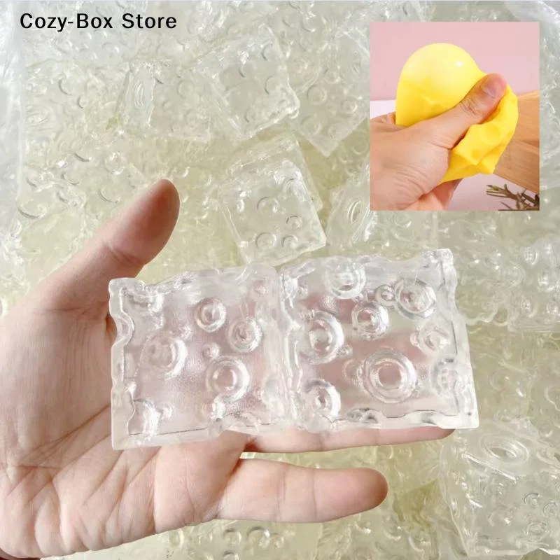 [ZY]DIY Empty Ball Shell For Handmade Toy Clear Soft Plastic Skin For Maltose Squeeze Ball Creative Stress Relief Toy[ZY]