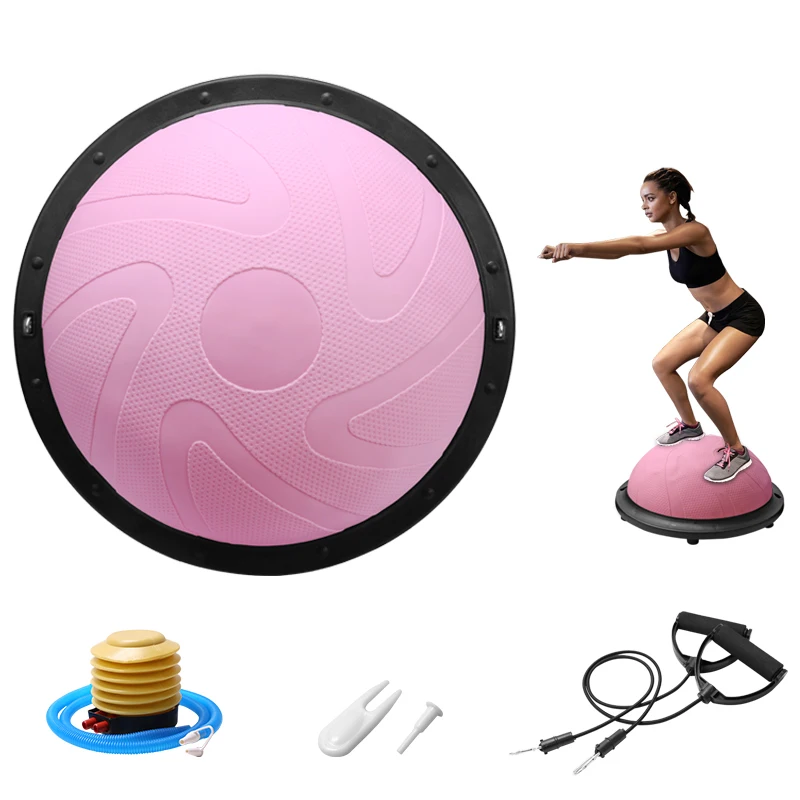 Pelota de equilibrio de Yoga de 46cm/58cm, pelota fuerte para gimnasio en casa, pelota de Fitness a prueba de explosiones, Pilates, Fitball, pelota de velocidad ondulada