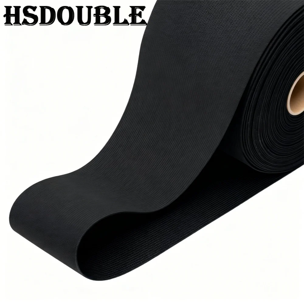 4-8Meter 10mm/12mm/15mm/20mm/25mm/30mm/38mm/50mm White Black Nylon High Elastic Bands Garment Trousers Sewing Accessories