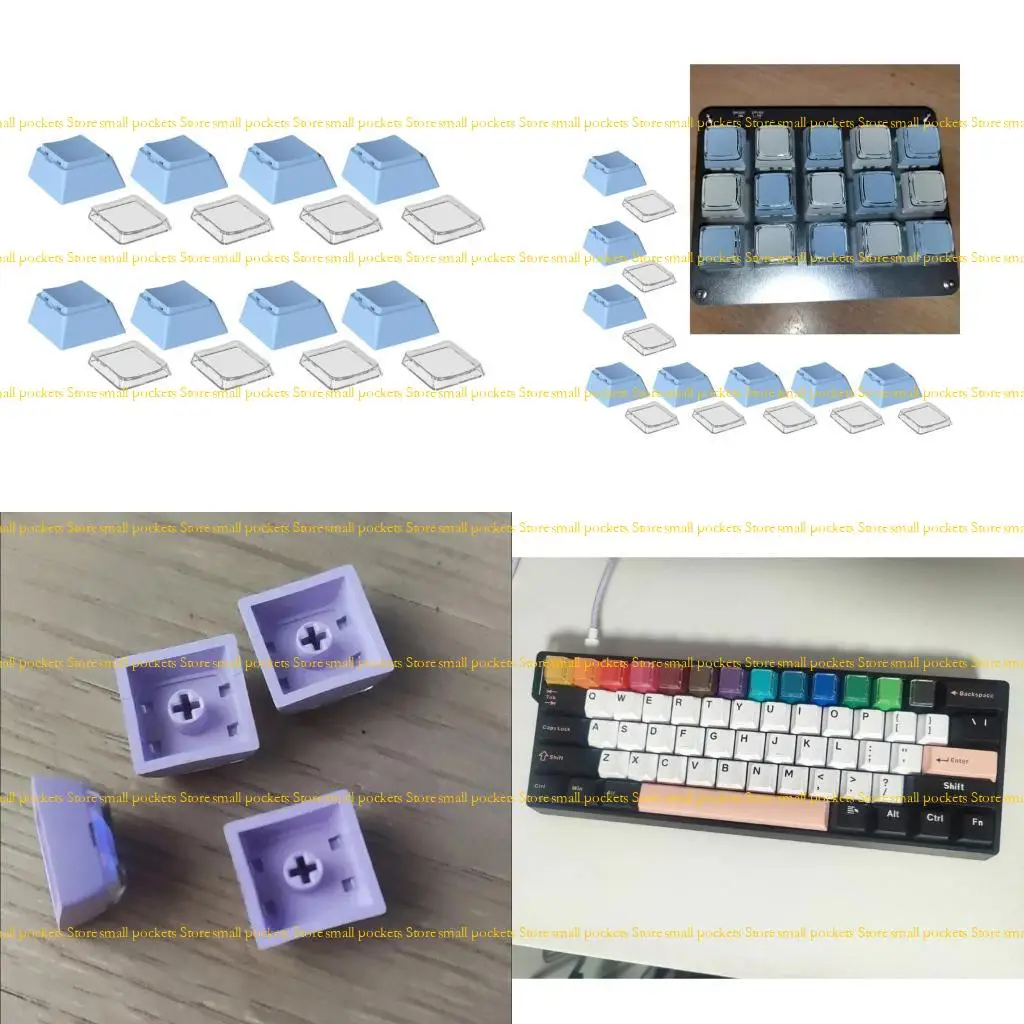 

R1WD 8pcs Original Height Keycap Set For Mechanical Keyboards Comfortable Typing