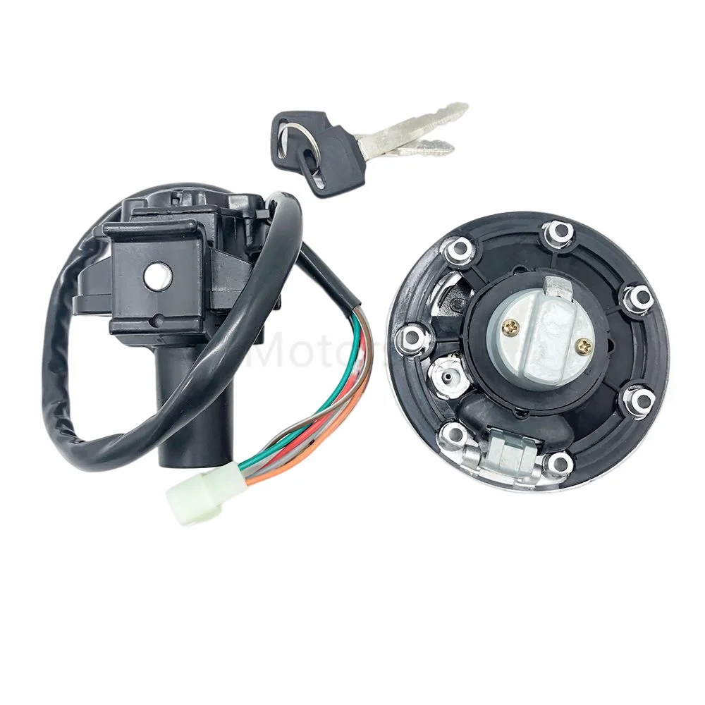 

For Kawasaki ZX6R ZX7R ZX9R ZZR400 750 ZX7R ZX7RR Ignition Switch Lock Fuel Gas Cap New