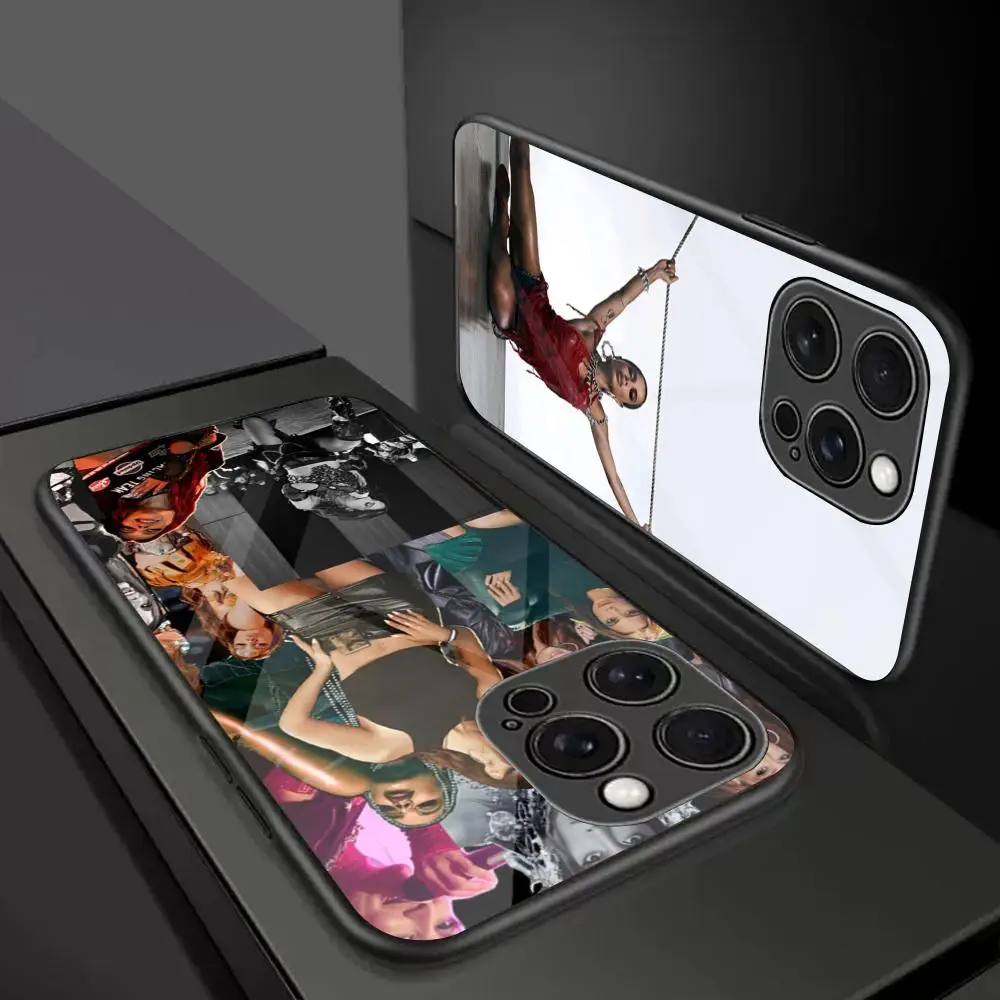 

Singer A-Anitta MAISTO Phone Case Glass Phone Case For Iphone 16 15 14 13 11 12 Pro Max Xr X Xs 8 7 Plus