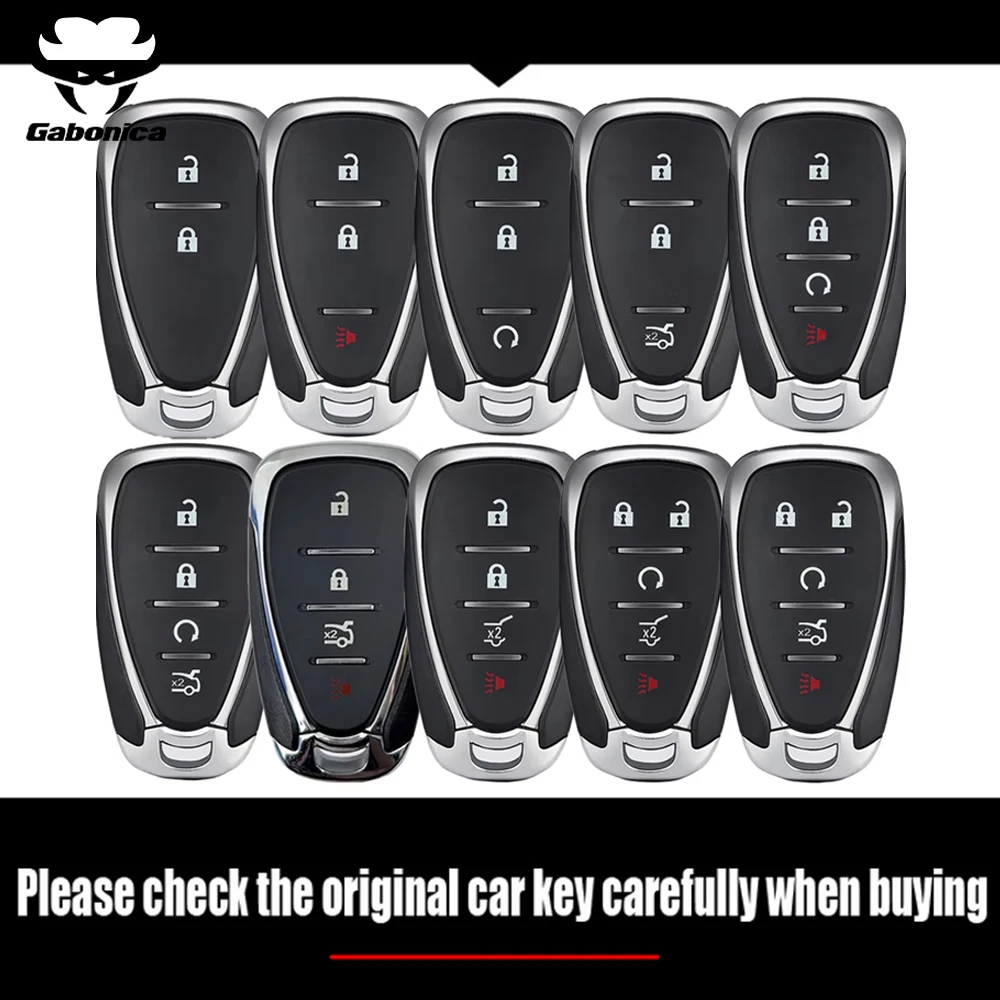 Car Key Cover Case Fob Shell for Chevrolet Cruze Spark Sonic Camaro Volt Bolt Trax Malibu Captiva Lacetti Aveo 2 3 4 5 Buttons