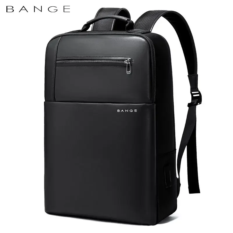 

BANGE Business Backpack Men Fashion 15.6 in Laptop Backpack Work Man Bag Unisex Black Male Backpack Mochila Waterproof