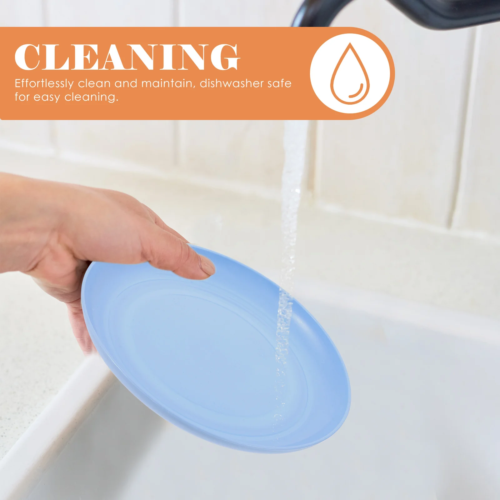 

4pcs Cat Food Bowls Set Flat Bottom Kitten Feeding Plates Non-Slip Shallow Pet Food Dish Dishwasher Safe Sturdy Round Cat Bowl