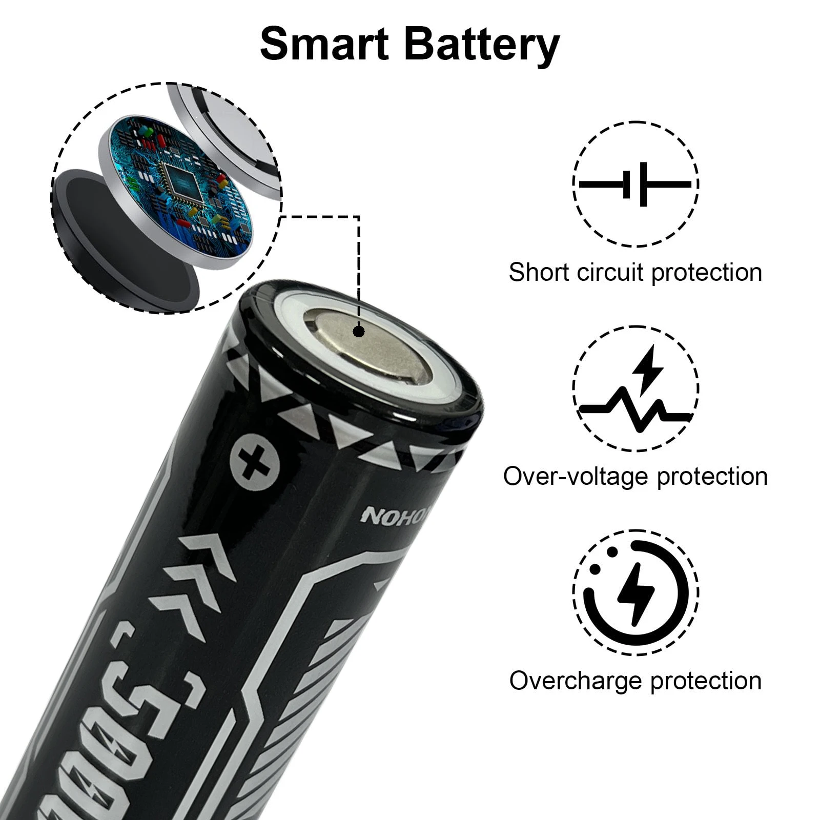 Vyvylabs 2-10PCS 21700 Rechargeable Battery 5000mAh Battery Flat Top 3.6V Battery For Outdoor Flashlight Headlight Miner Lamps