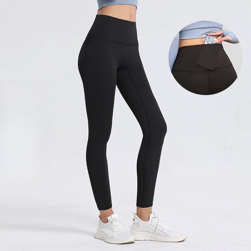 Fitness Yoga Broek Leggings Vrouwen Push Up Sport Workout Atletische Legging Met Zakken Strakke Broek Voor Vrouwen Gym Kleding