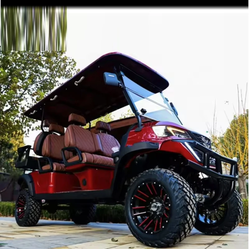 Wholesale Luxury Electric Golf Utility Vehicle Hunting Buggy Car 4 Seater Electric Golf Cart