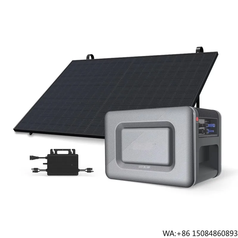 Balcony PV Energy Storage System 800W 1000W LiFePO4 Battery Portable Balcony Power Station Micro Inverter Off-Grid Solar Kit for