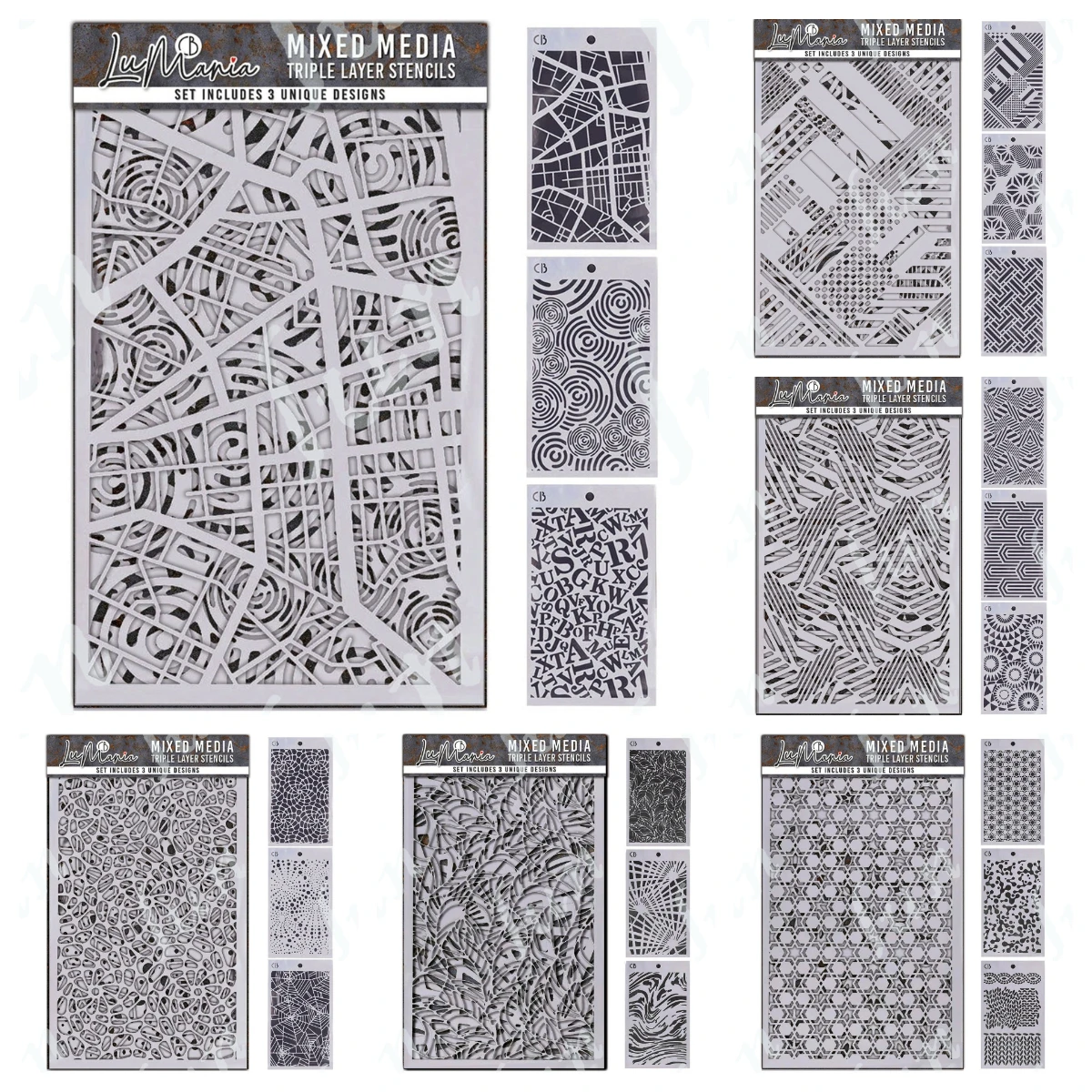 

Layered Production Triple Layer Stencils Handmade DIY Scrapbooking Coloring Embossed Photo Album Decoration