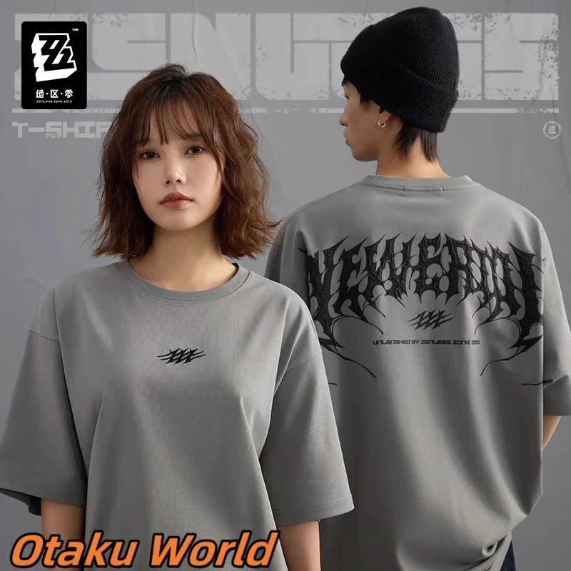

In stock ZZZ t-shirt Original Merch Mihoyo Game Zenless Zone Zero Role Play Women Men Daily commuting Costume Halloween Gift