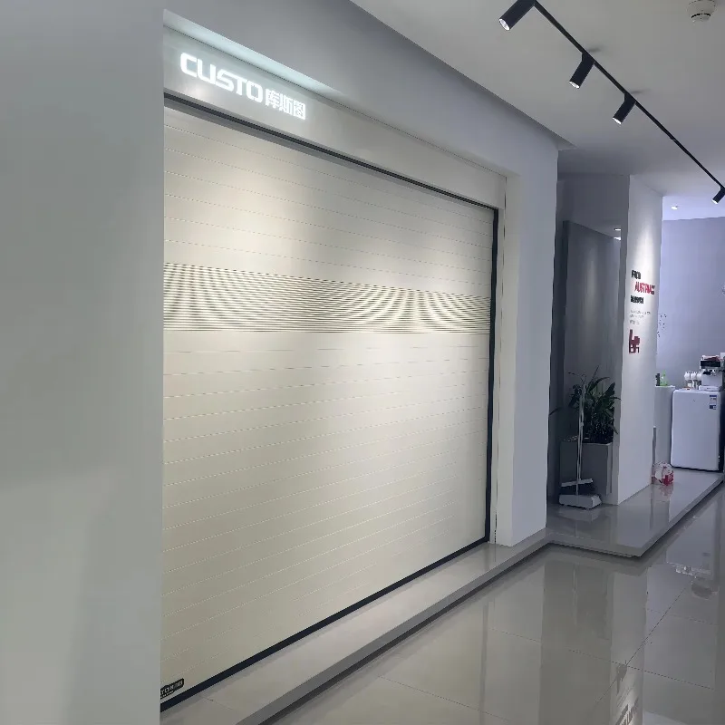Customized 80B Series Aluminum Alloy Garage Door China Factory's High Quality Door For Villas And Warehouses