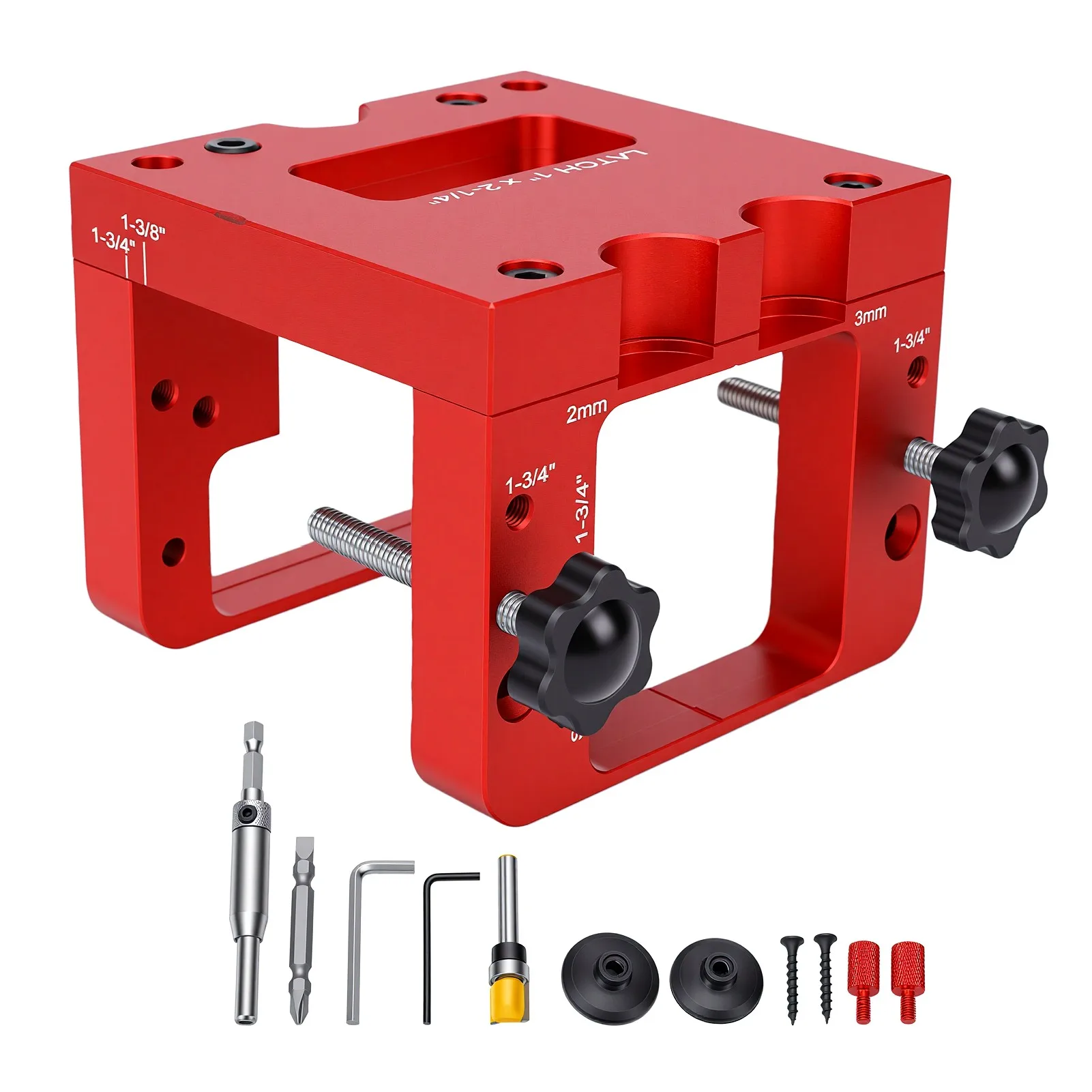 3in1 Door Jig  and Strike Plate Mortise Tool for Router 1