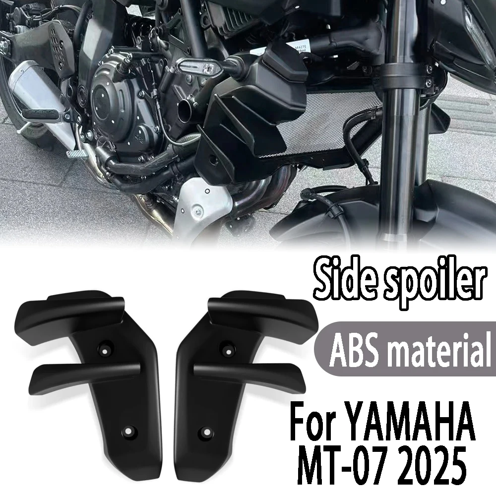 

For YAMAHA MT07 mt07 2025 MT-07 2025 Side wing side spoiler, motorcycle spoiler, aerodynamic wing, fixed wing