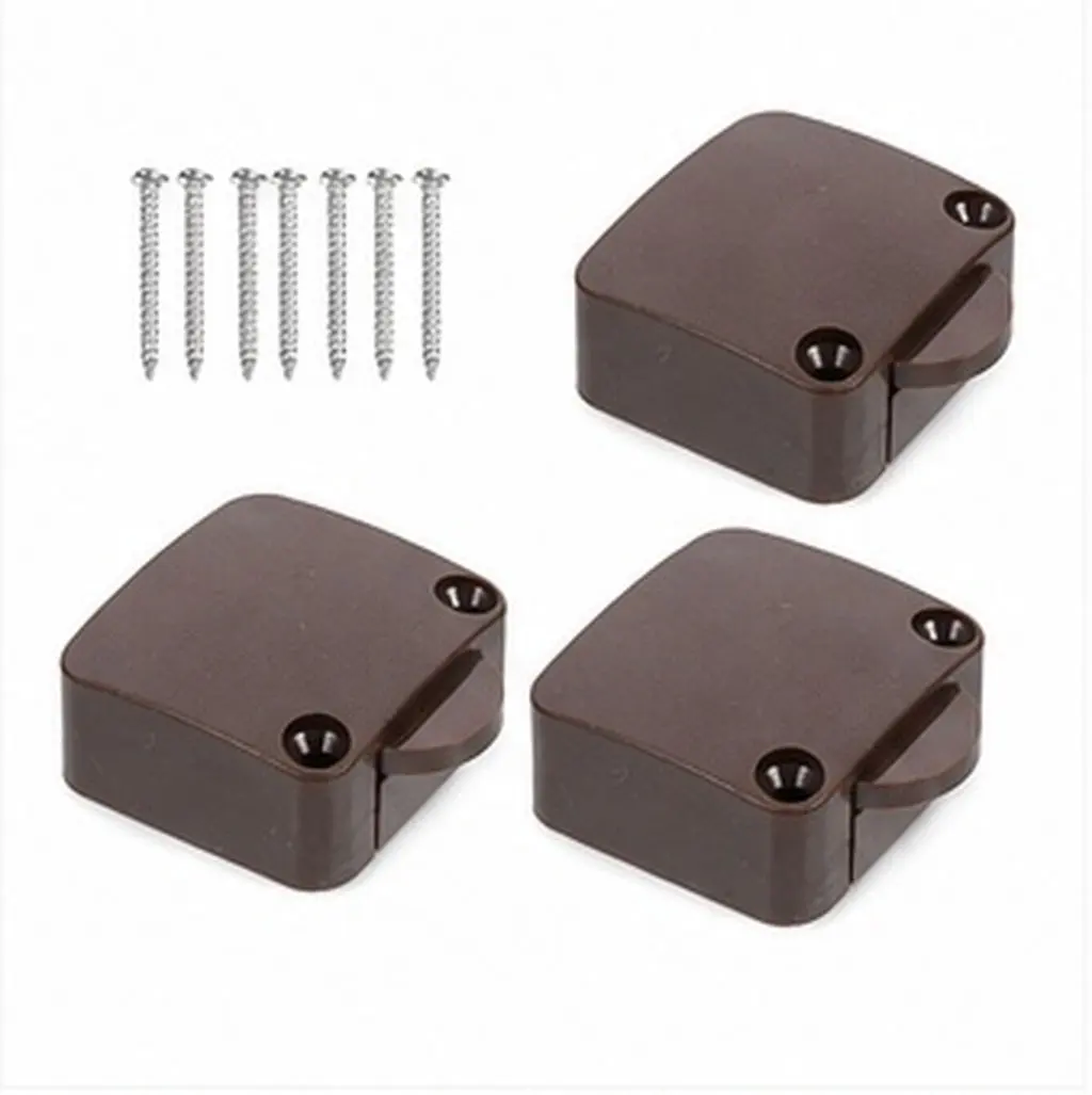 3Pcs Door Control Switch Auto Reset for Cabinet Wardrobe Closet Light Switch Touch Sensitive Automatic Light Switches