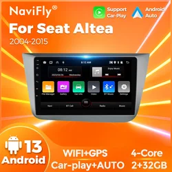 NaviFly Carplay Android Auto Car Radio For Seat Altea 2004-2015 Car Multimedia GPS 2din autoradio Navigation