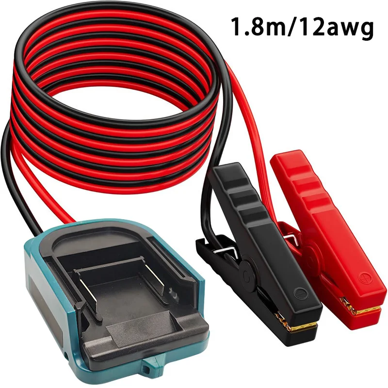 Per Makita 18V Batteria agli ioni di litio Ponticelli Kit di salto Cavo 8AWG Alimentazione Batteria Adattatore di avviamento Cavo booster automatico