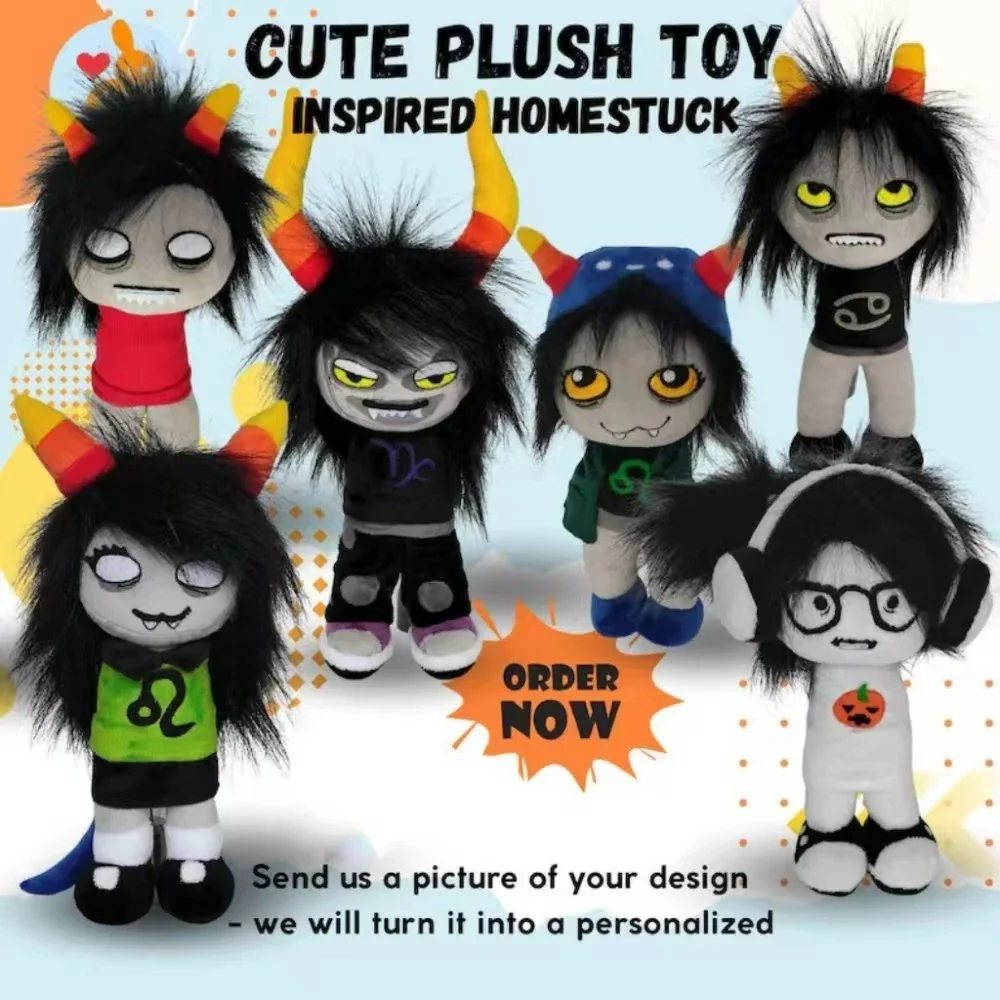 Hirono Bär Vinyl Plüschtier Niedlich 25 cm Armlos Junge Schwarz Haar Gefüllte Puppe Kissen Spielzeug Für Kind Geschenke