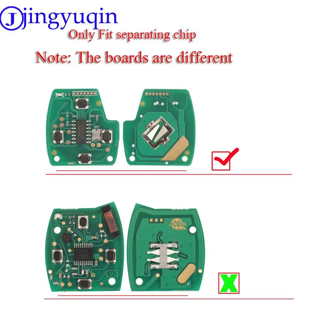 jingyuqin 2/3Buttons Replacement Modified Flip Folding Remote Car Key Shell Case For Honda Accord Crv Civic Odyssey Pilot