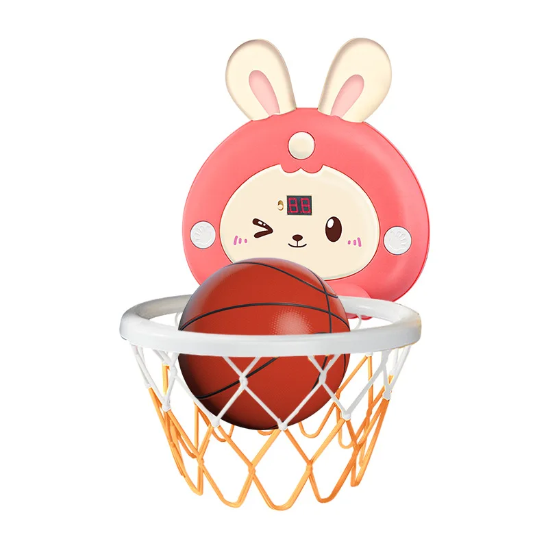 Punteggio del sensore per bambini Telaio da basket Cerchi da tiro Giocattoli Appesi Palla da casa per interni Ragazzi Giocattoli interattivi genitore-figlio per bambini