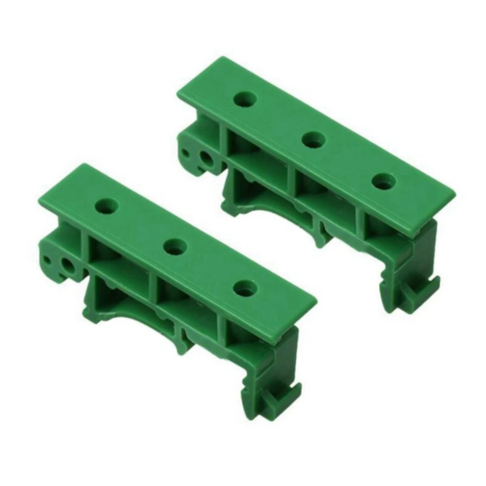 20 piezas DRG-01 PCB para montaje en riel DIN 35, adaptador de soporte, soporte de placa de circuito, conectores de Clips