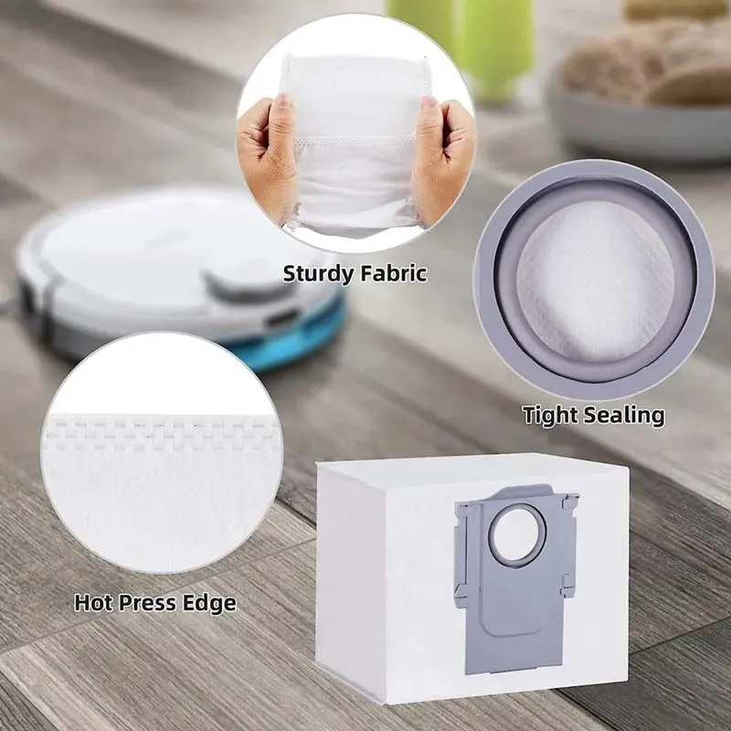 Original Roborock S7 Maxv Ultra Accessories Dust Bags Main Side Brush Mop Pad HEPA Filters MiJia Xiaomi Robot Vacuum Cleaner Parts