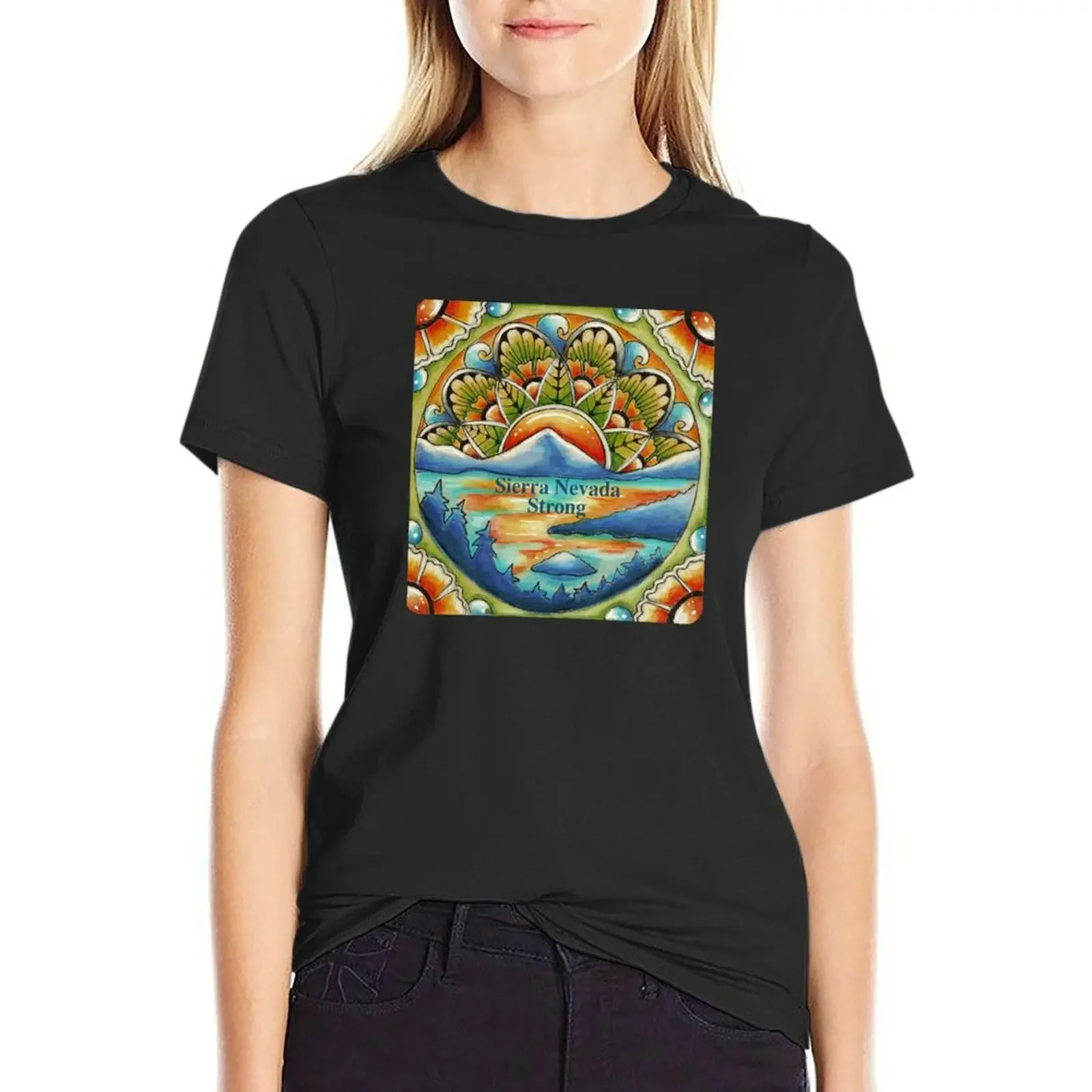 

Sierra Nevada Strong T-Shirt graphics oversized Female clothing t shirt dress Women
