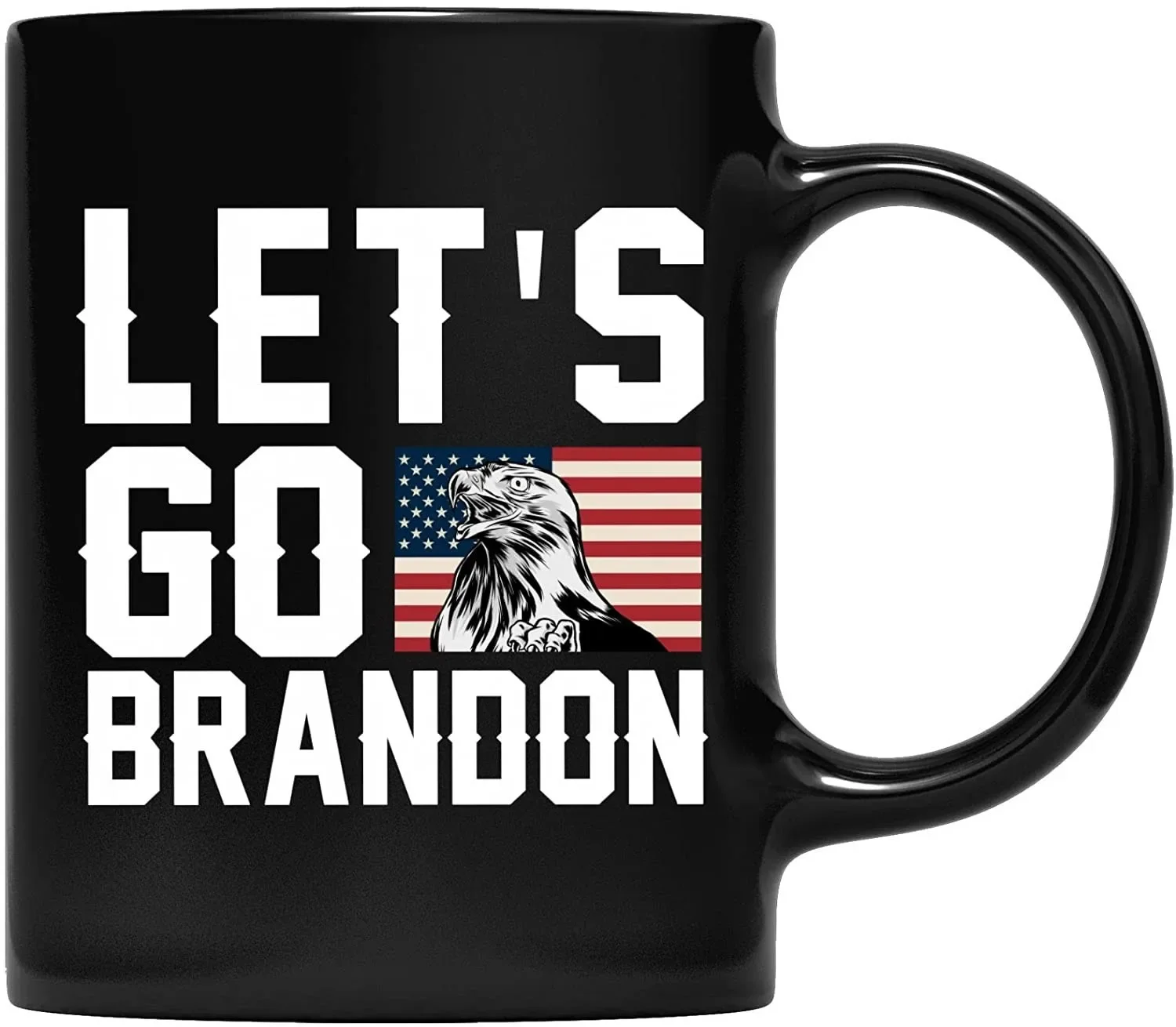 

The new Let's Go Brando biden trump ceramic Coffee mug FBJ