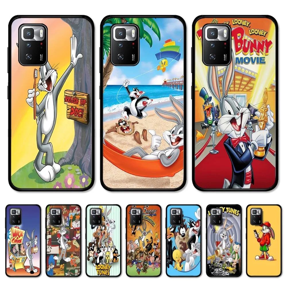 

Bunny B-bugs Phone Case For Redmi 5 6 7 8 9 10 Plus Pro 6 7 8 9 A GO K20 K30 K40 Pro Plus F3 Fundas