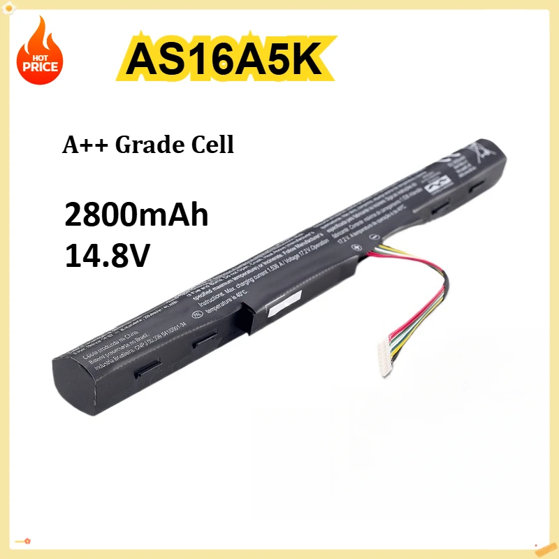 

New AS16A5K AS16A7K AS16A8K Battery For Acer Aspire E15 E5-475G 523G 553G 575G 774G E5-575-59QB E5-575 E5-575G-53VG