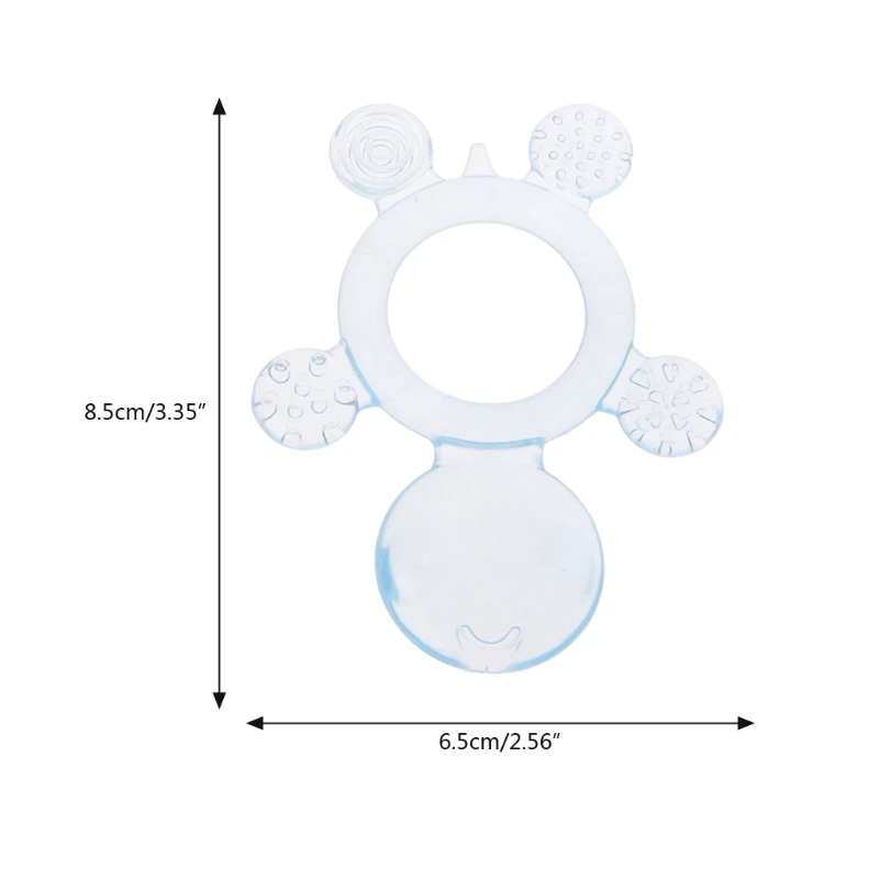 Q0KB Silicone for Turtle Baby Animal Of Mini Tortoise Teething BPA DIY Infant Nursing Pacifier Chain Clips