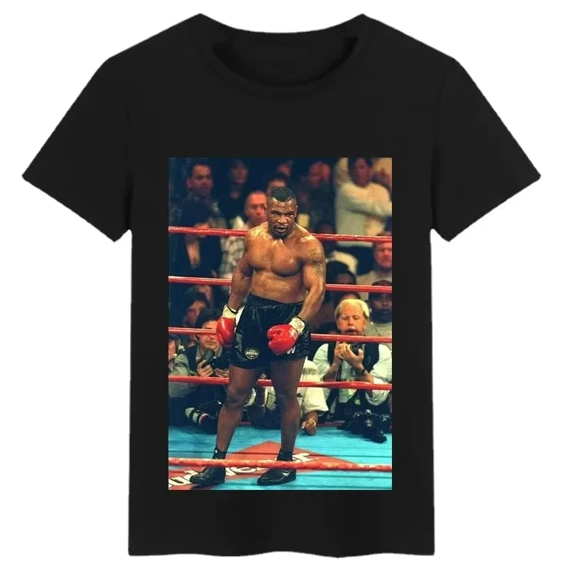 

Мужская и женская футболка In Memory Of Mike Tyson, новая летняя футболка с короткими рукавами для занятий спортом и фитнесом, мужская одежда, топы OT-005