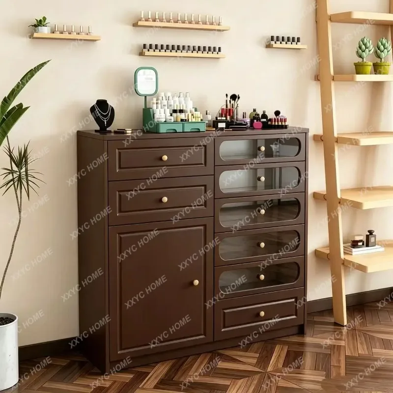 XXThe drawer is smooth to push and pull, and the nail cabinet supplies are easy to access and improve work efficiency