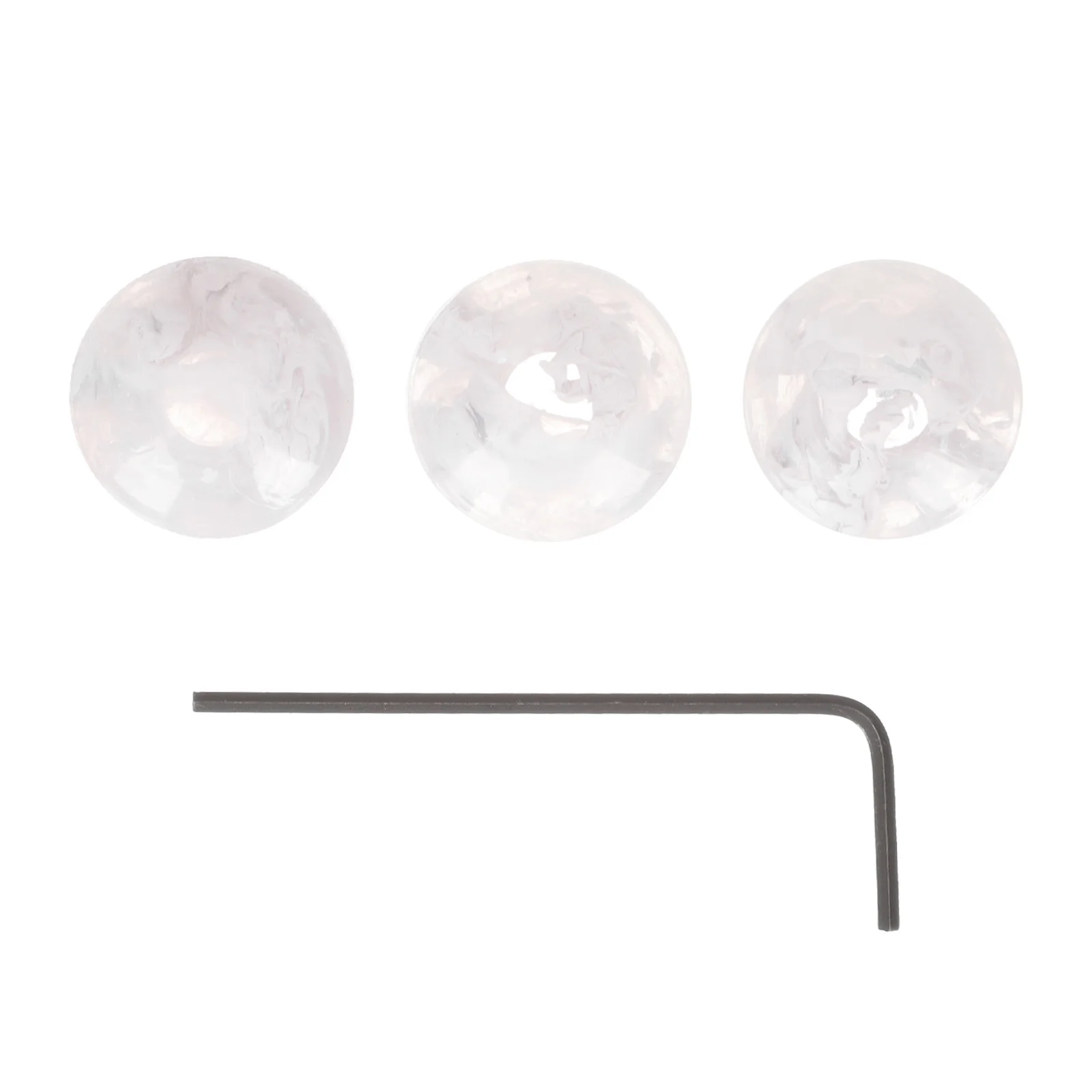 

1 Set Plastic Electric Guitar Knobs Bass Dome Control Knobs Wrench Included Tone Control Volume Knob Rotary For Guitar Bass