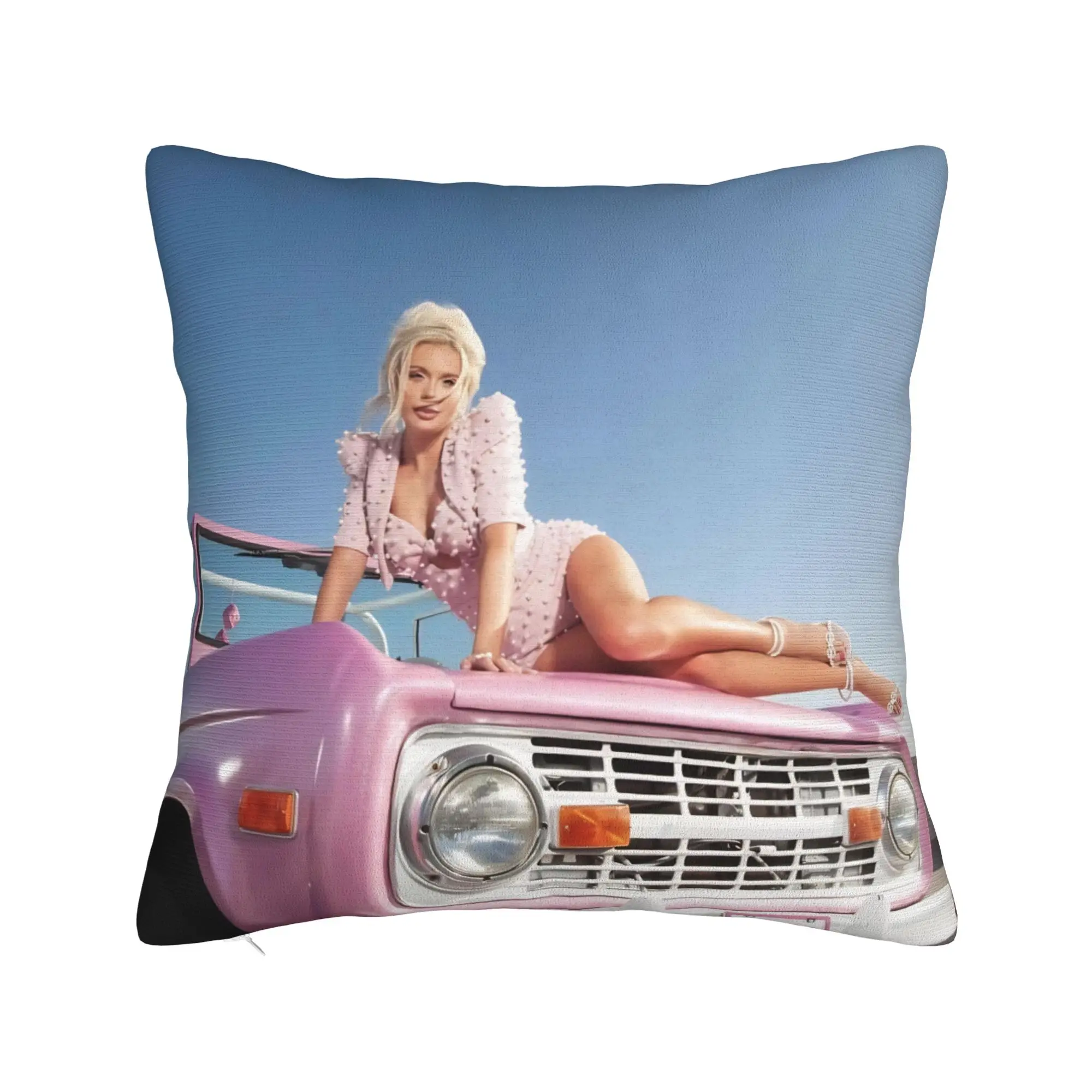 Decorative Pillow Covers Megan Moroney Singer  Stuff Seat  Throw Pillow Case Cover Drop Shipping Multiple Sizes