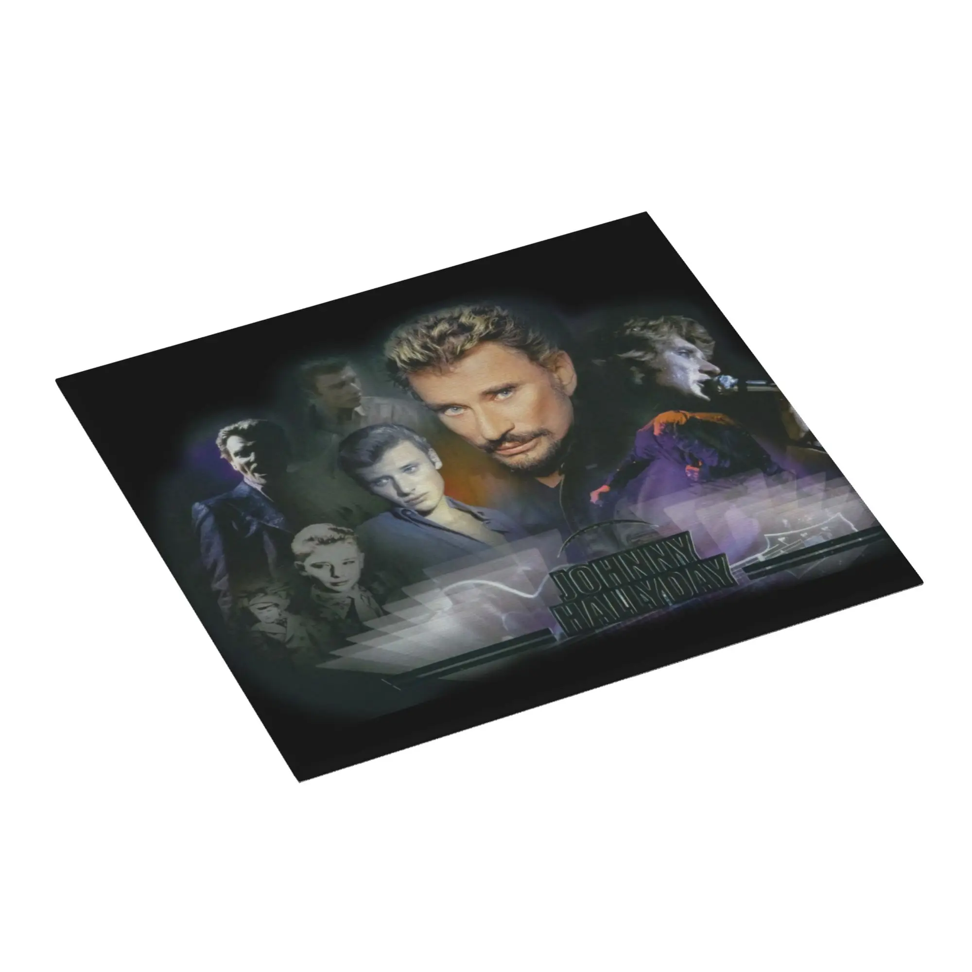 Johnny Hallyday Non Slip Kitchen Counter Protector Mat Barware Tableware Reusable Singer Actor Bathroom Drying Mat For Kitchen
