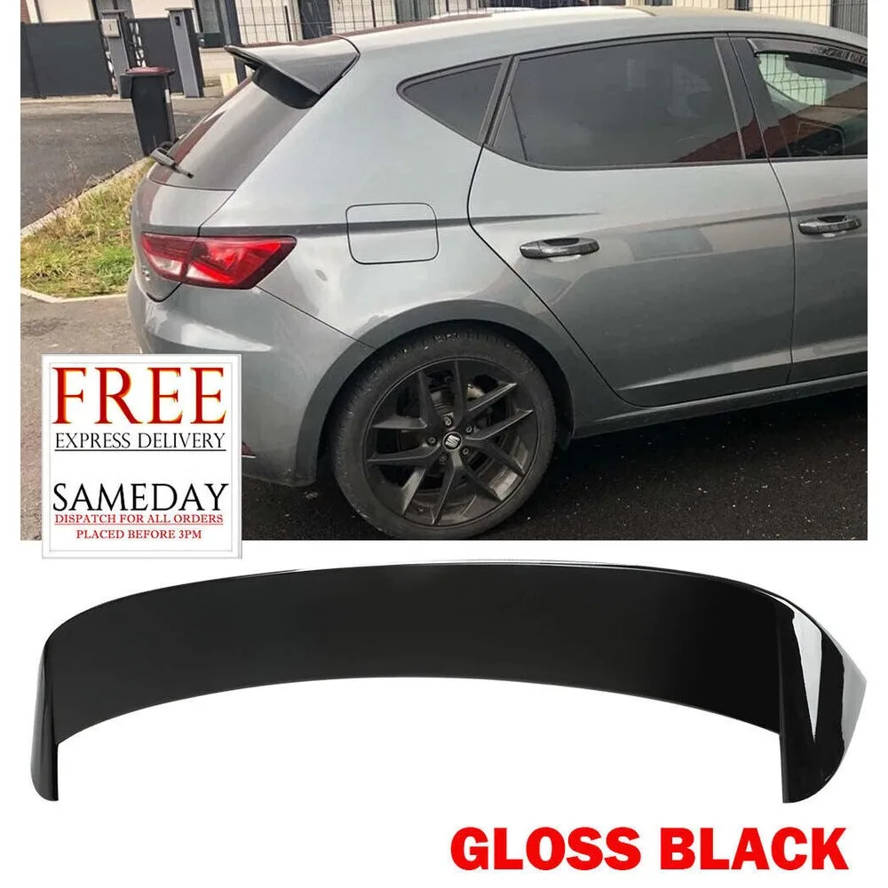 Rear Roof Spoiler For Seat Leon Mk3 5f Fr 5door Hatchback Spoiler 2012 - 2019 UK