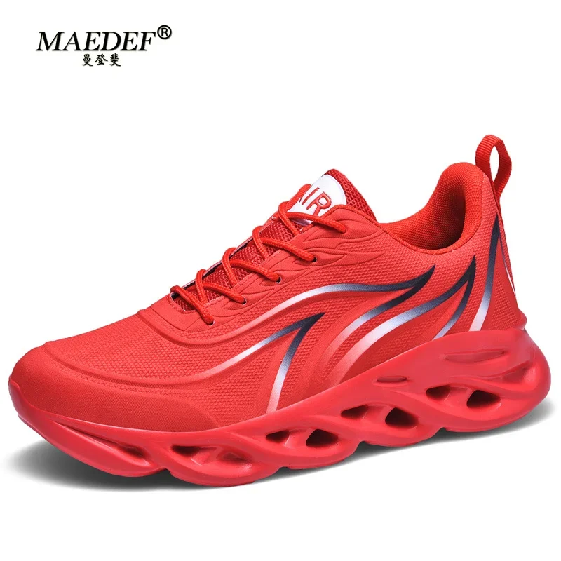 

MAEDEF Men's Running Shoes Lightweight Breathable Athletic Sneakers for Men Comfortable Outdoor Jogging Non Slip Running Shoes