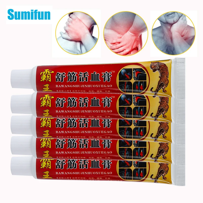 

5pcs Tiger Balm Analgesic Cream Back Knee Muscle Joint Pain Relief Ointment Treat Rheumatoid Arthritis Health Care Plaster