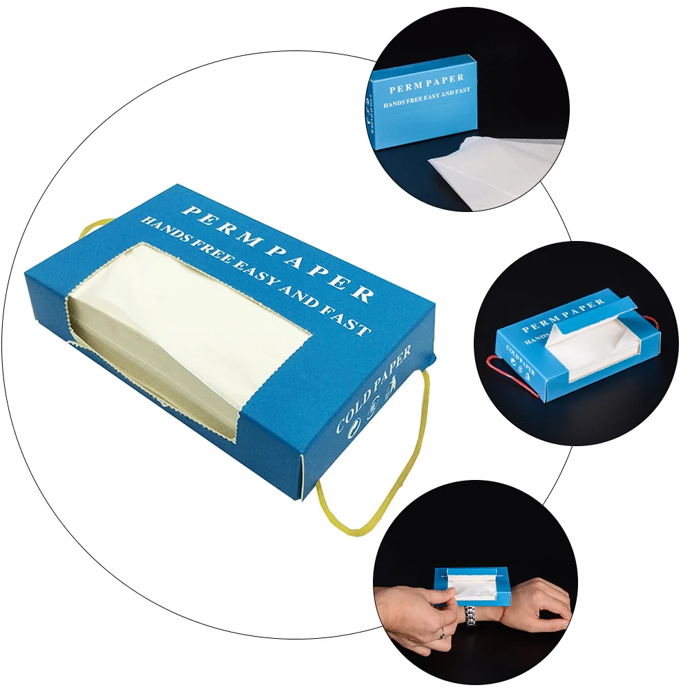 

700Pcs Perm Paper Hairdressing Tissue Ultra-Thin Tough Lightweight Easy Carry Salon Hairstyling Tools Supplies