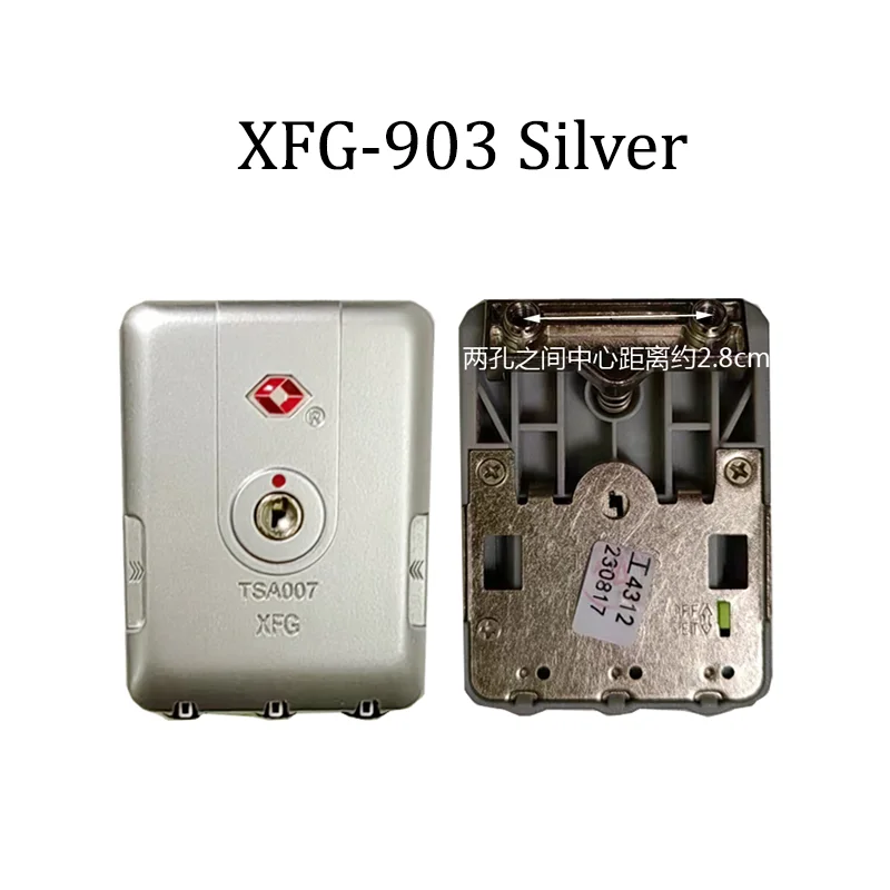 For XFG-903/XFG-2005 Original Baggage Customs Lock Luggage Accessories Combination Lock Simple Portability Anti-theft Security