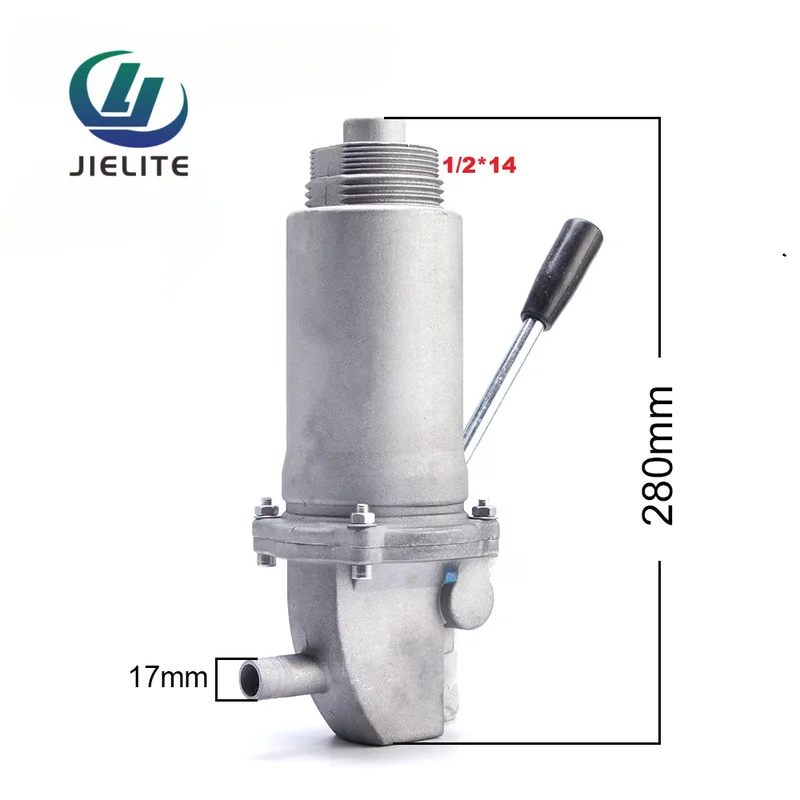 Manual Oil Transfer Pump With Bracket for Diesel Generator Replacement Spare Parts