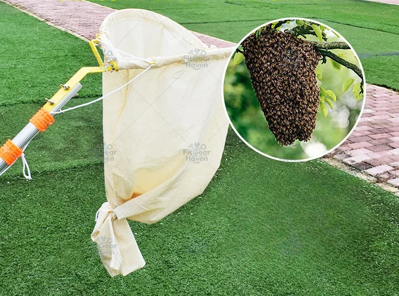 Bee Swarming Catcher Bag Beekeeping Honeycomb Bag Storage Beekeeper Tools No Poles