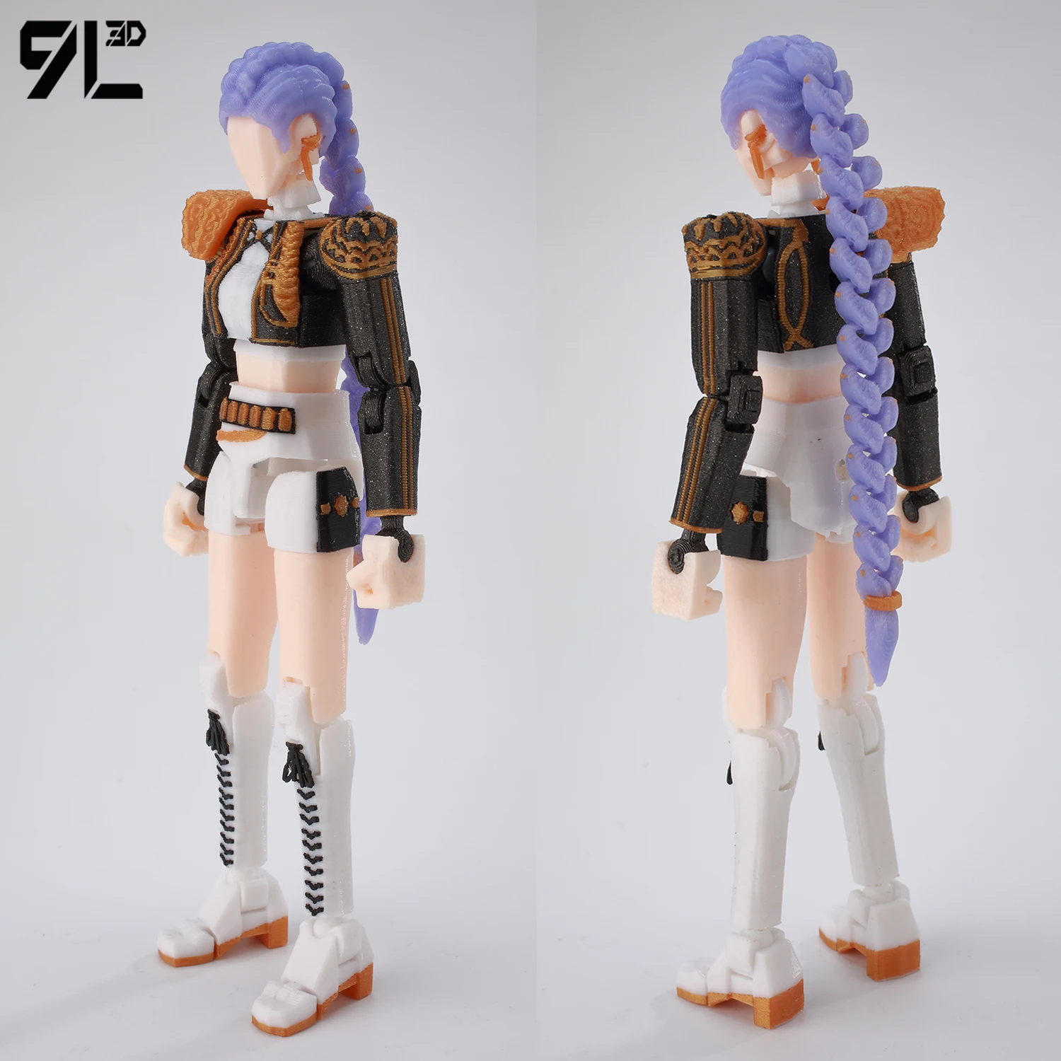 9L3D Printe Games  Series Lucky13 Dummy13 Anime Girl Figure Model Movable Joints Collectible Desktop Decoration Model Toys Gifts