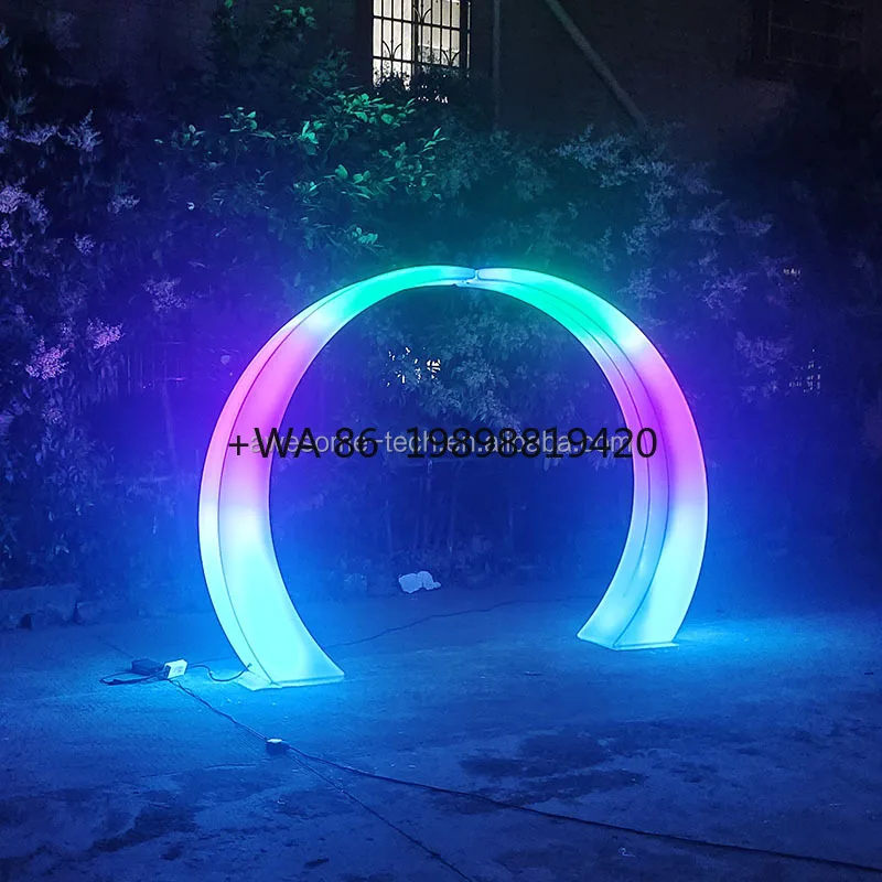 

Smart LED Arch Unique Waterproof IP65 Weatherproof for Outdoor Garden Rainbow Decorative for
