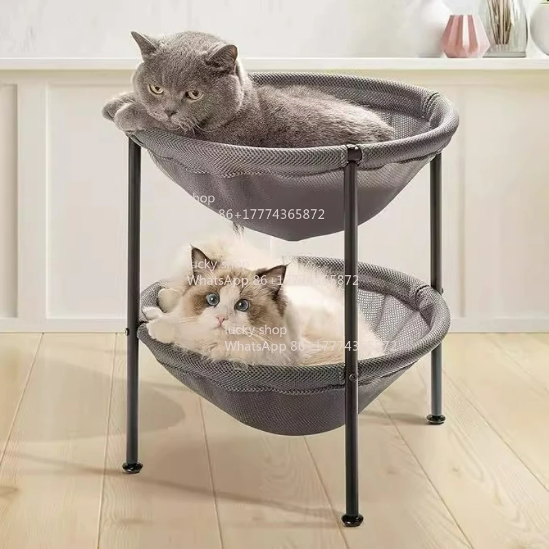 

Popular Pet Cat Small Dog Hanging Basket Removable and Washable Mesh, Universal for Dogs Off The Ground Bed
